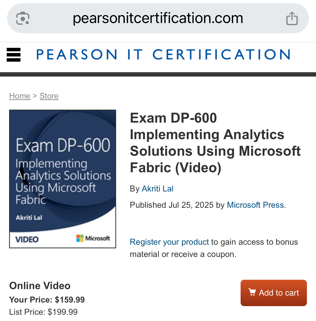 Exam DP-600 Implementing Analytics Solutions Using Microsoft Fabric Course